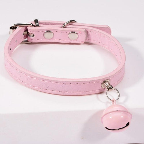 Stylish Pet Bell Collar With Colorful Traction For Cats And Dogs