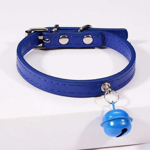 Stylish Pet Bell Collar With Colorful Traction For Cats And Dogs
