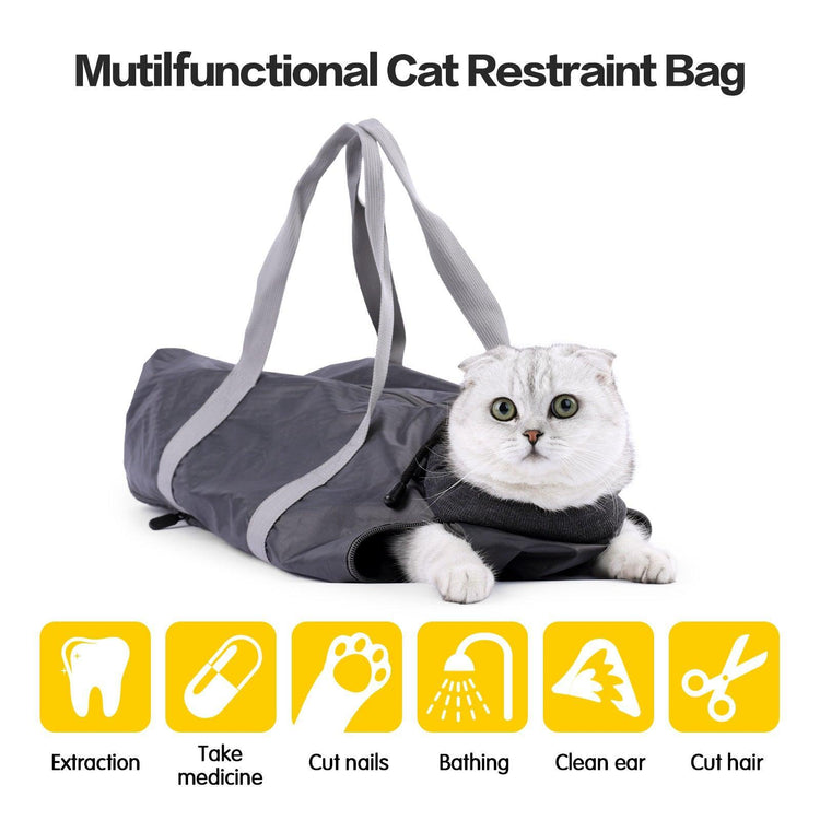Anti-Scratch And Bite Cat Travel Bag With Double Lining - Stylish And