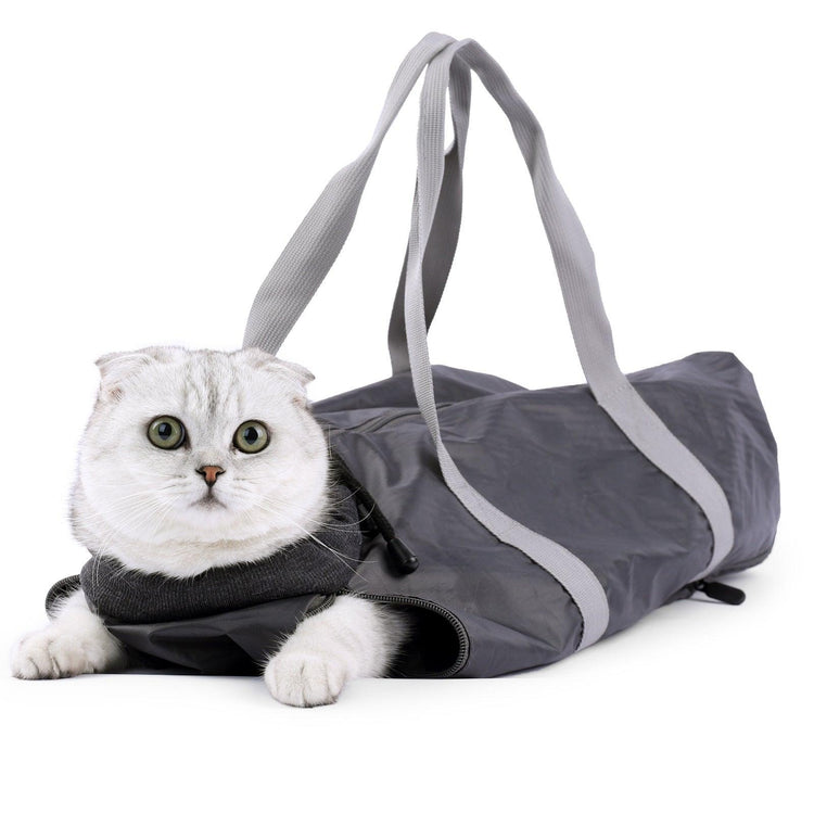 Anti-Scratch And Bite Cat Travel Bag With Double Lining - Stylish And