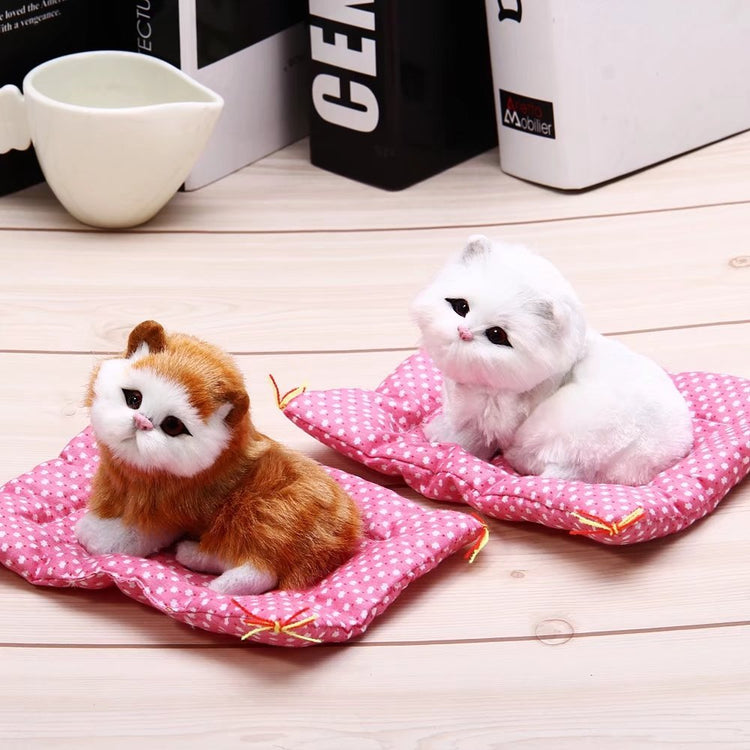 Sleeping Cat Craft Toy with Sound