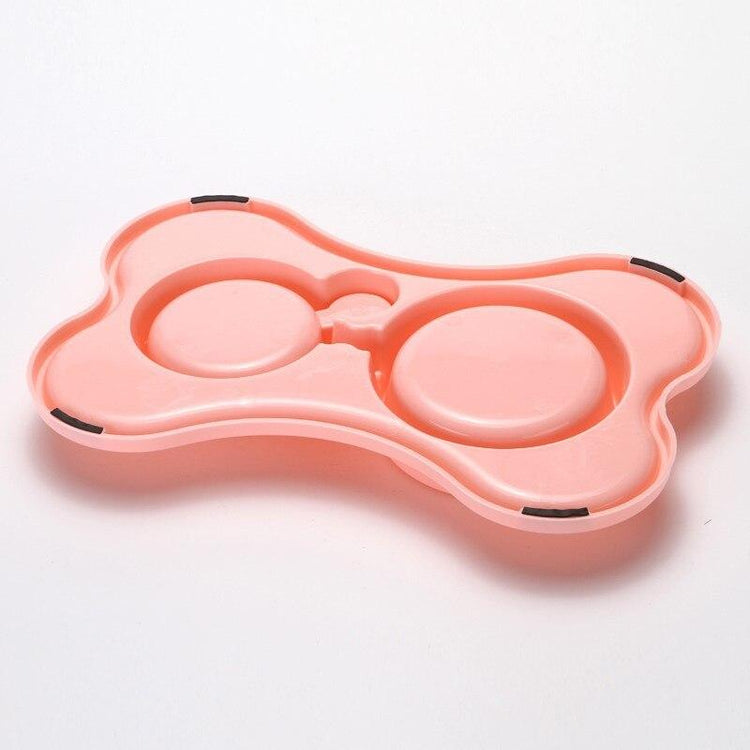 Cat Bowl Non-slip Pet Double Bowls Automatic Water Dispenser Puppy