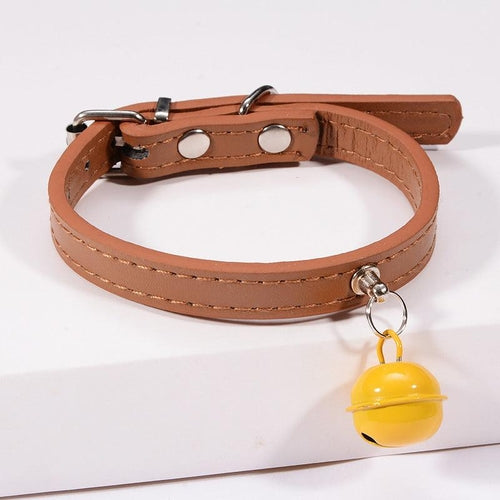 Stylish Pet Bell Collar With Colorful Traction For Cats And Dogs