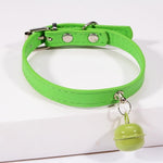 Stylish Pet Bell Collar With Colorful Traction For Cats And Dogs