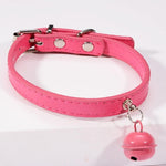 Stylish Pet Bell Collar With Colorful Traction For Cats And Dogs