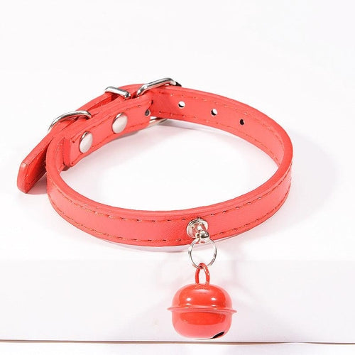 Stylish Pet Bell Collar With Colorful Traction For Cats And Dogs
