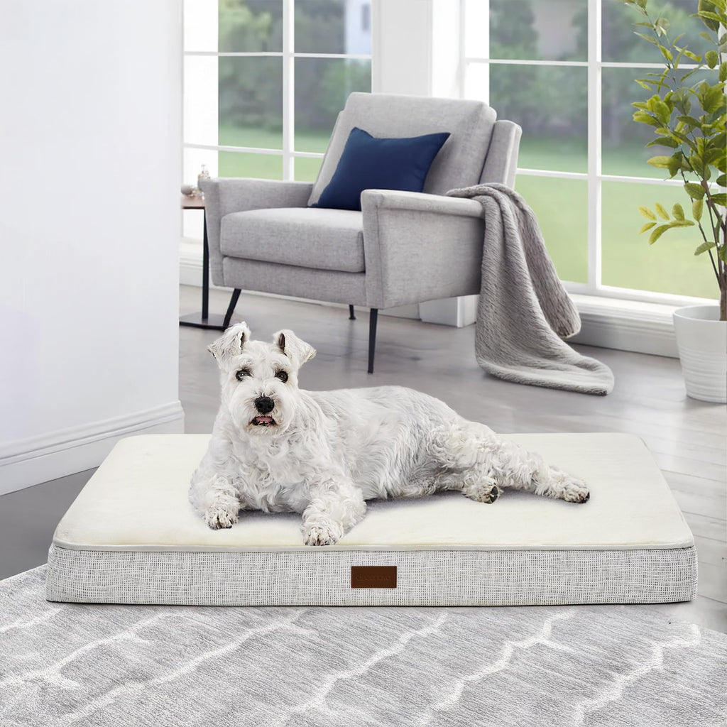 Orthopedic Dog Bed with Washable Cover, Non-Slip