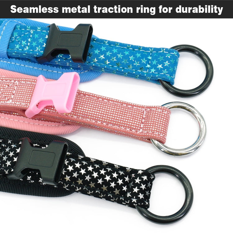 Soft Padded Dog Collar Thick Wide Pet Dog Collars