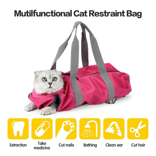 Anti-Scratch And Bite Cat Travel Bag With Double Lining - Stylish And