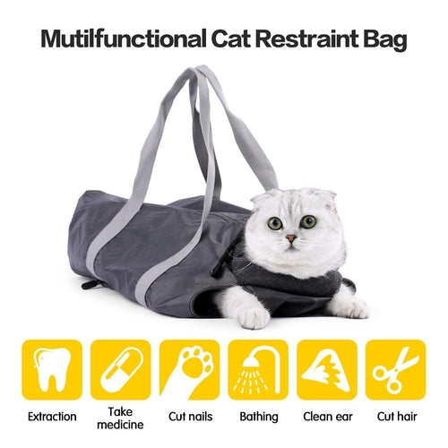 Anti-Scratch And Bite Cat Travel Bag With Double Lining - Stylish And