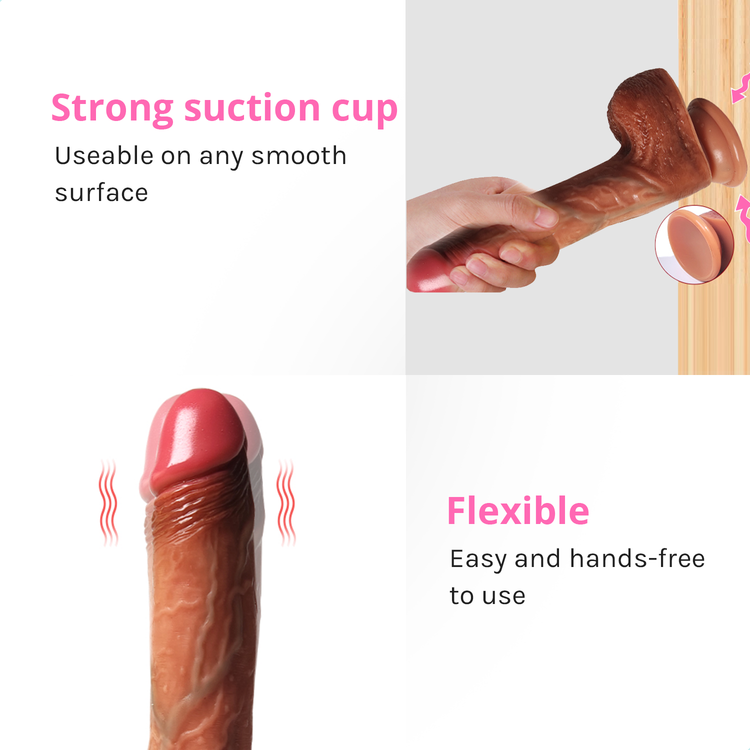 Rocco Mini Sex Machine 2 In 1 Dildo Vibrator