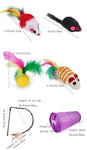 Fast Shipping 21 pcs assorted cat toys