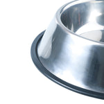 PaWz Pet Bowl Stainless Steel Non Tip Slip Dog Cat Puppy Water Food
